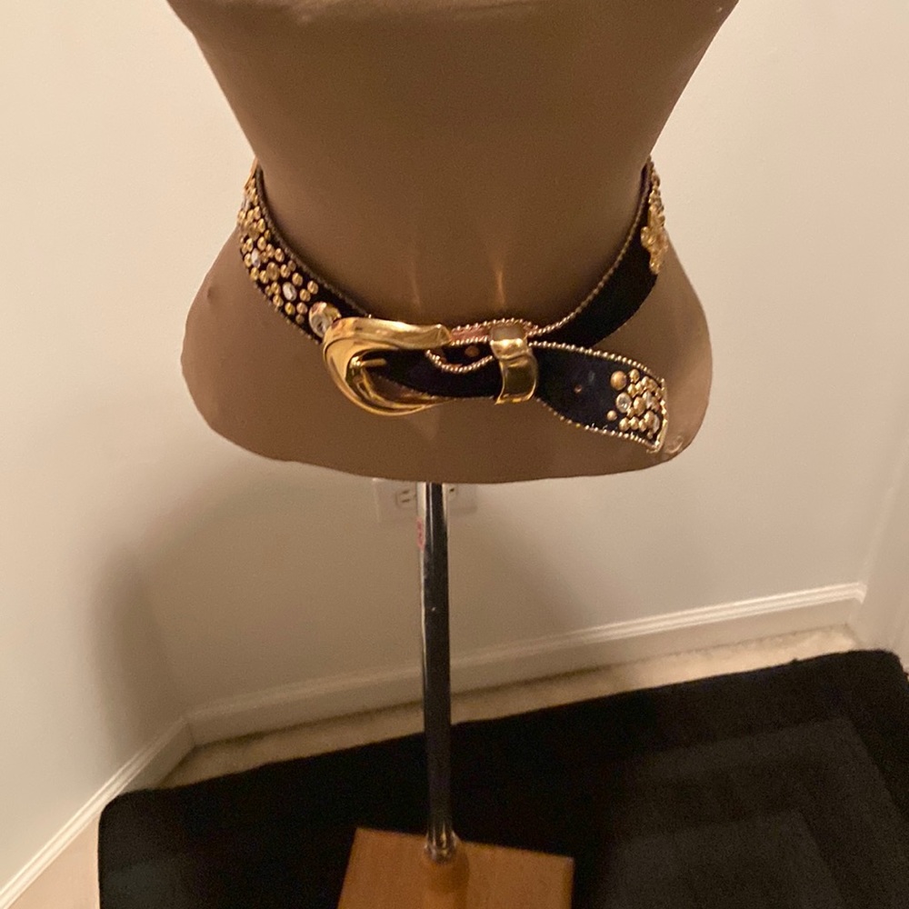 MCM Suede Belt